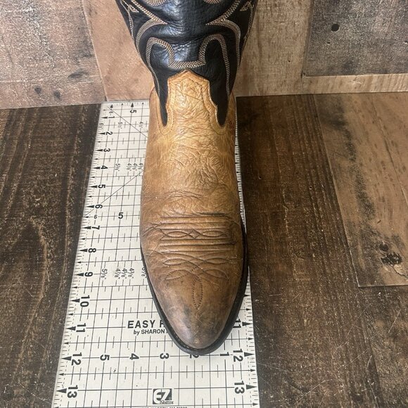 Nocona Vintage Bullhide Western Cowboy Boots Mens 12 B - Picture 6 of 12